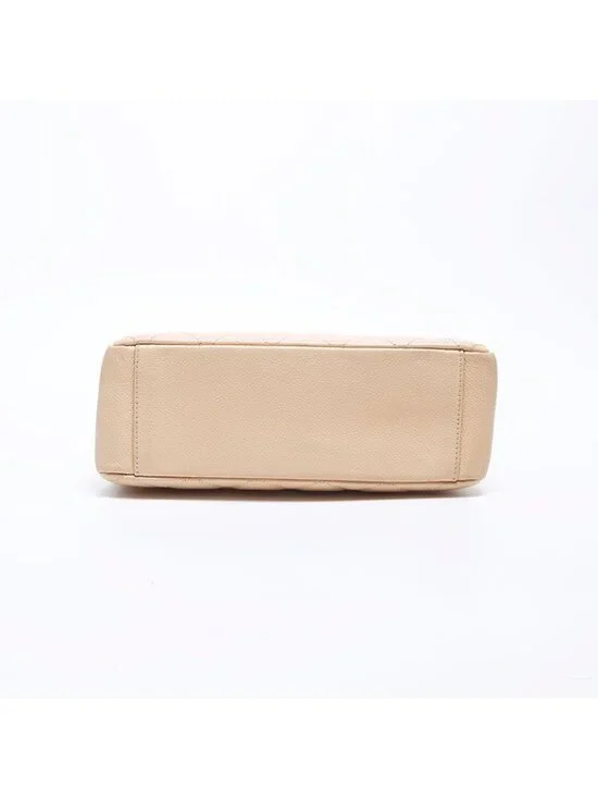 Chanel Shoulder Bag CC Logo Quilted Caviar Leather Chain - Picture 7 of 10